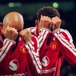 Bryan Mbeumo merayakan gol Manchester United saat menghadapi Leeds United di Elland Road dalam pertandingan Premier League