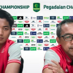 Pelatih dan pemain De Red FC saat konferensi pers sebelum laga tandang melawan Persela Lamongan