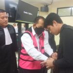 Suasana sidang perkara dugaan pungli perizinan Dinas ESDM Jawa Timur di Pengadilan Tipikor Surabaya, Jumat 23 Oktober 2026.