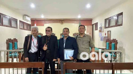 Suasana Ruang Cakra tempat sidang praperadilan Rio Wahyu Eka Novavianto dijadwalkan.