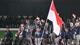 Kontingen Indonesia pada pembukaan Asian Para Games 2026 Aichi-Nagoya (Foto: ANTARA FOTO/M Risyal Hidayat via Bsinews.id)