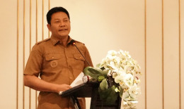 Bupati Sidoarjo H. Subandi membuka Sosialisasi Tata Kelola Pokok-Pokok Pikiran (pokir) DPRD Kabupaten Sidoarjo di Sun Hotel Sidoarjo, Senin 19 Oktober 2026 — pembenahan tata kelola pokir DPRD Sidoarjo. (Ist)