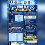 Poster ITS FIDE Rated Blitz Chess 2026 di BG Junction Surabaya