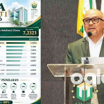 Grafis Unusa peringkat pertama PTNU 2026 dan Rektor Unusa Prof Tri Yogi Yuwono